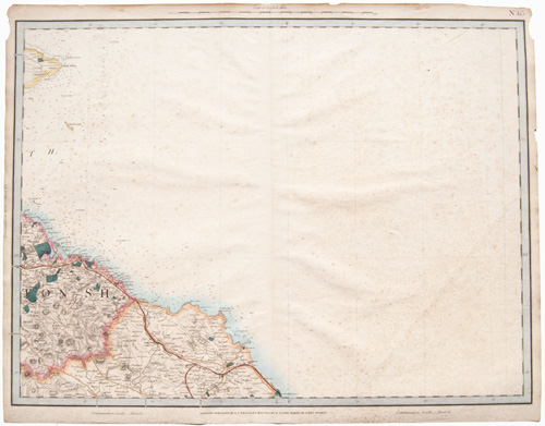 antique map of England, Wales and Scotland Railways and Stations Cruchley 1862